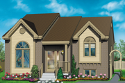 Cottage Style House Plan - 2 Beds 1 Baths 1030 Sq/Ft Plan #25-187 