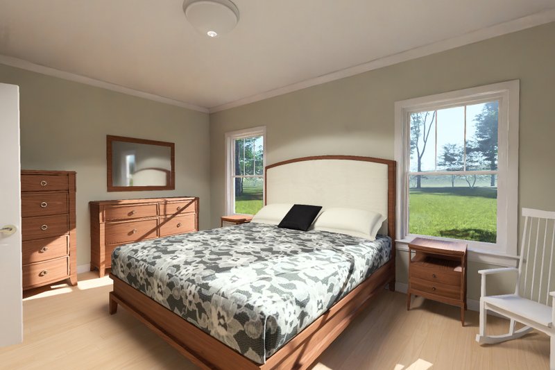 Dream House Plan - Interior - Master Bedroom for Farmhouse House Plan #513-2482 - 3 bed, 2.5 bath