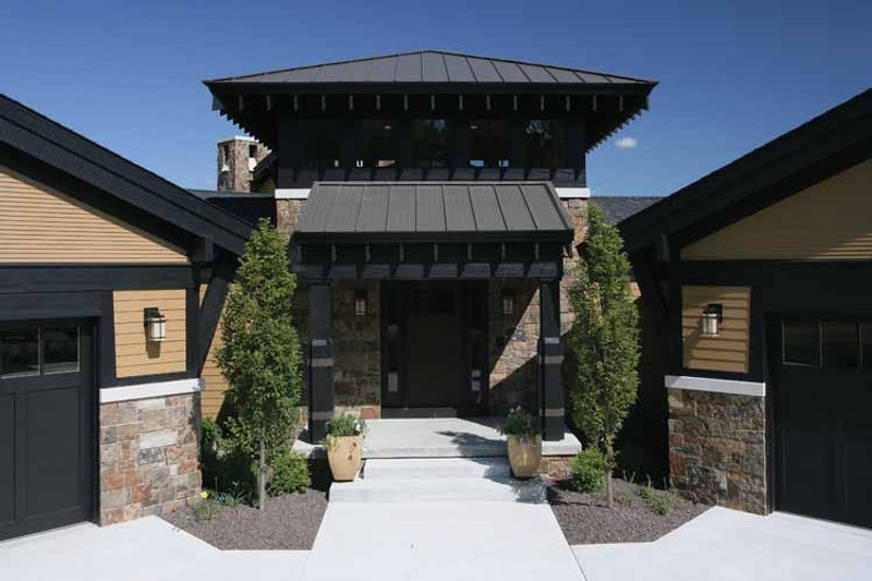 Dream House Plan - Exterior - Front Elevation 5 for Prairie House Plan #928-62 - 4 bed, 4 bath