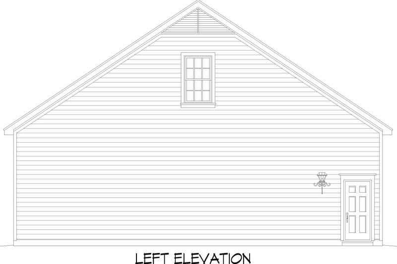 House Design - Exterior - Other Elevation for Colonial House Plan #932-1148, 0 bath