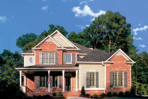 Colonial Exterior - Front Elevation Plan #927-872