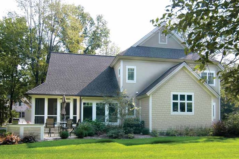 Home Plan - Exterior - Rear Elevation for Traditional House Plan #928-107 - 3 bed, 2.5 bath