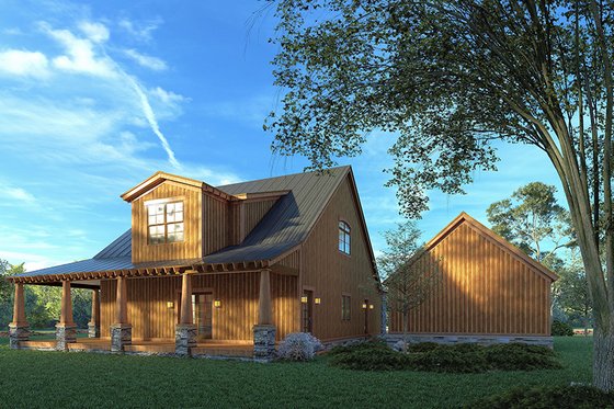 Exterior - Other Elevation 5 for Craftsman House Plan #923-178 - 3 bed, 2.5 bath