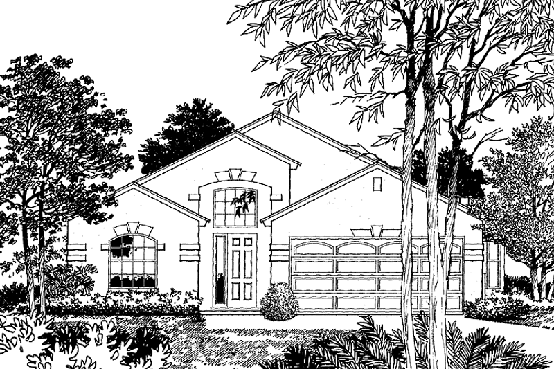 Dream House Plan - Exterior - Front Elevation 3 for Contemporary House Plan #1015-31 - 3 bed, 2 bath
