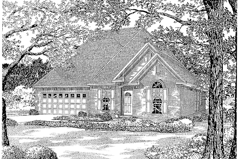 Home Plan - Country Exterior - Front Elevation Plan #17-2649