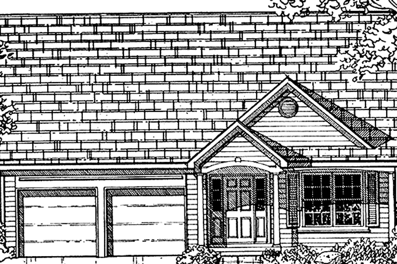Home Plan - Country Exterior - Front Elevation Plan #320-1413