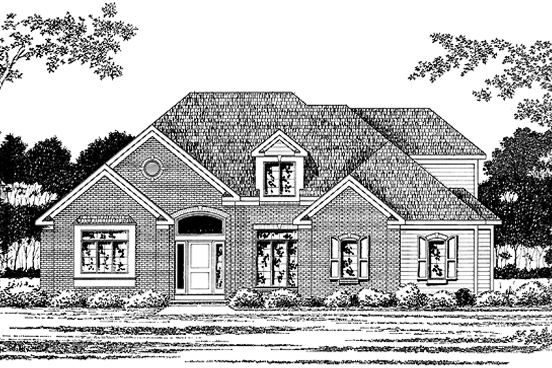 Dream House Plan - Classical Exterior - Front Elevation Plan #328-402