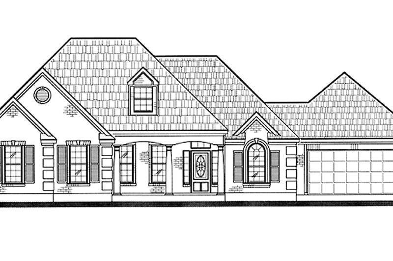Architectural House Design - Country Exterior - Front Elevation Plan #968-27