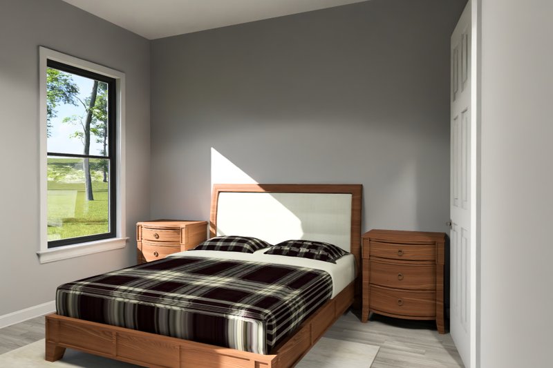 Architectural House Design - Interior - Master Bedroom 1 for Modern House Plan #513-2421 - 4 bed, 2.5 bath