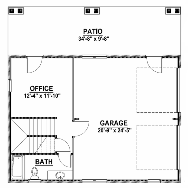 Dream House Plan - European Floor Plan - Main Floor Plan #1064-10