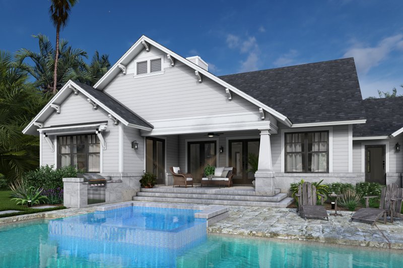 Home Plan - Exterior - Other Elevation 5 for Cottage House Plan #120-289 - 3 bed, 2 bath