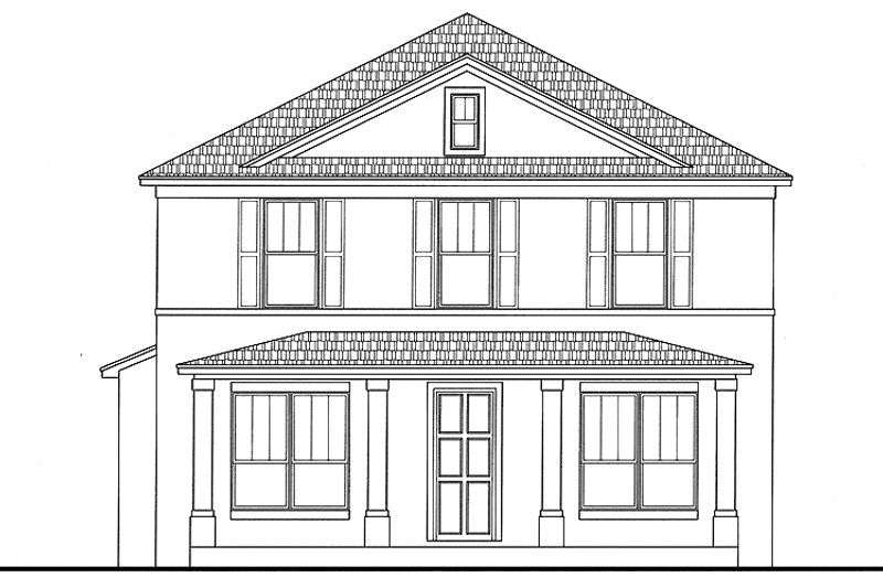 House Plan Design - Colonial Exterior - Front Elevation Plan #999-152
