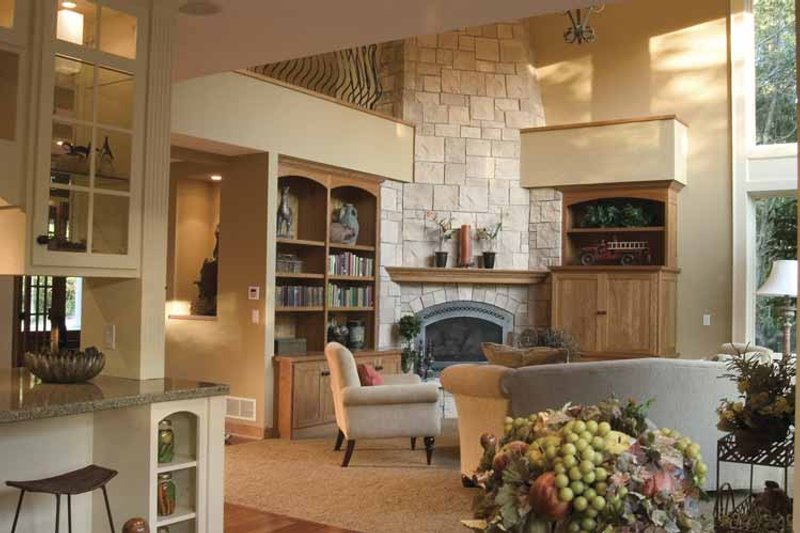 House Design - Interior - Family Room 3 for Classical House Plan #51-657 - 3 bed, 2.5 bath