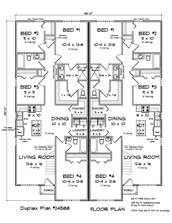 House Blueprint - Cottage Floor Plan - Main Floor Plan #513-2381