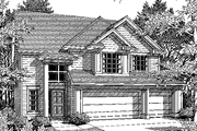 Traditional Style House Plan - 4 Beds 2.5 Baths 1975 Sq/Ft Plan #48-826 