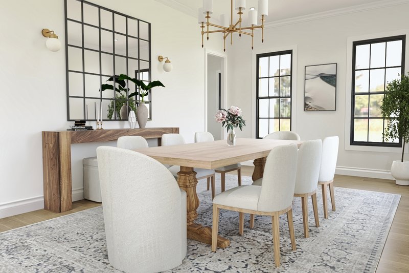 Dream House Plan - Interior - Dining Room for Traditional House Plan #54-720 - 6 bed, 4 bath