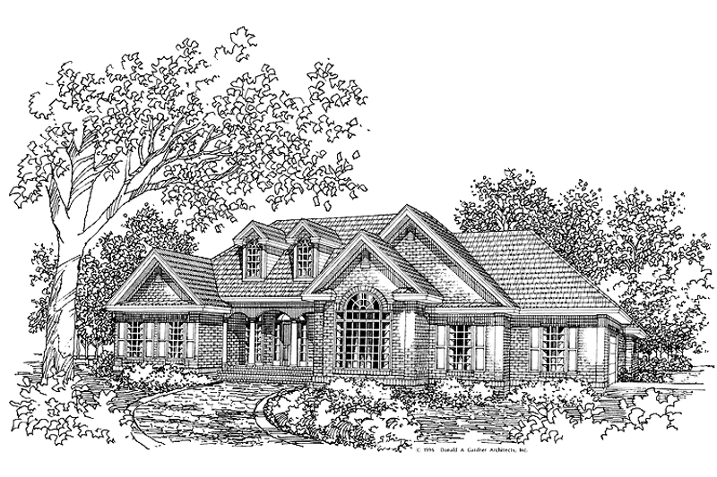 Home Plan - Country Exterior - Front Elevation Plan #929-265