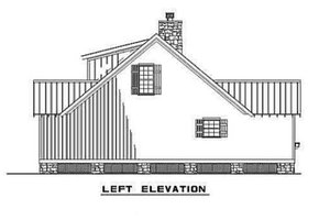 Exterior - Other Elevation for Farmhouse House Plan #17-2020 - 2 bed, 2 bath