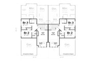 Modern Style House Plan - 3 Beds 2.5 Baths 2045 Sq/Ft Plan #20-2550 