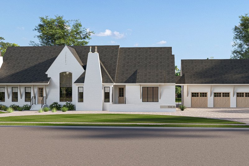 House Blueprint - Exterior - Other Elevation for Cottage House Plan #455-774 - 3 bed, 2.5 bath