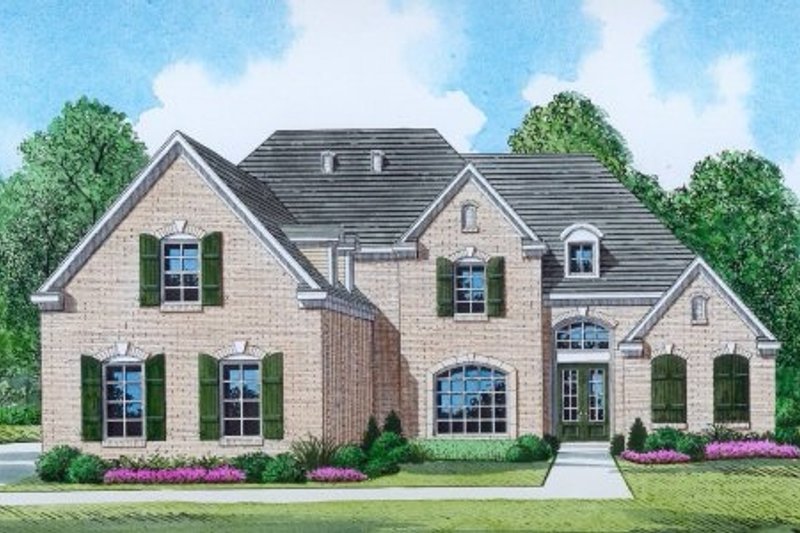 Traditional Style House Plan - 4 Beds 3.5 Baths 3235 Sq/Ft Plan #424-361