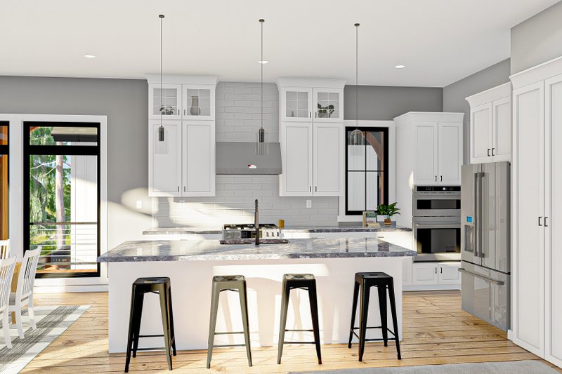 Home Plan - Interior - Kitchen for Beach House Plan #455-245 - 2 bed, 2.5 bath