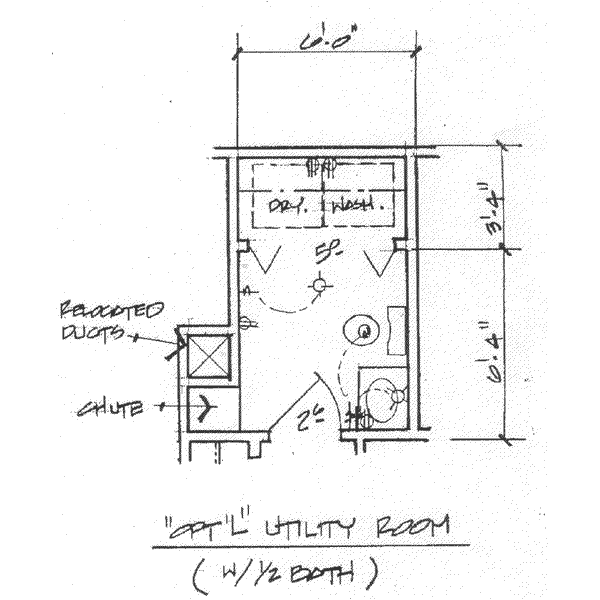 House Blueprint - Traditional Floor Plan - Other Floor Plan #58-116