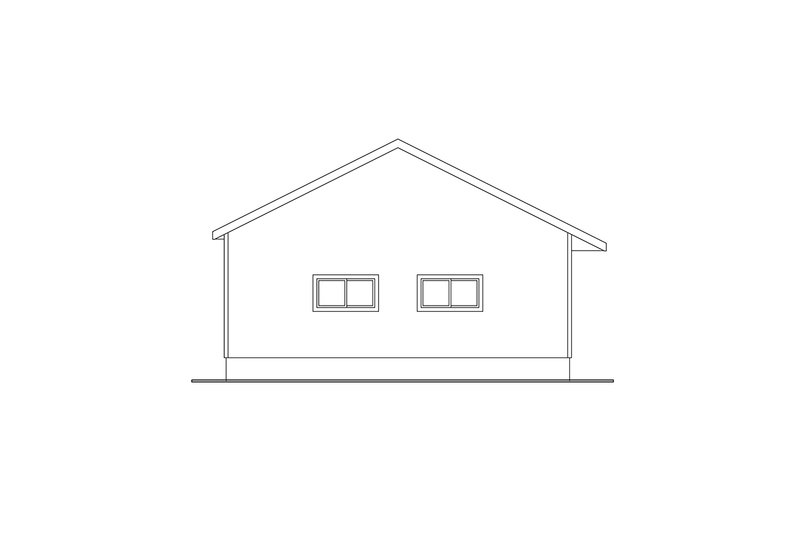 Home Plan - Exterior - Other Elevation for Traditional House Plan #124-630, 1 bath