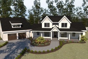 Farmhouse Exterior - Front Elevation Plan #1070-23