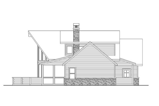 Exterior - Other Elevation 1 for Craftsman House Plan #124-1370 - 3 bed, 2.5 bath