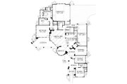 Mediterranean Style House Plan - 4 Beds 3 Baths 3583 Sq/Ft Plan #80-208 
