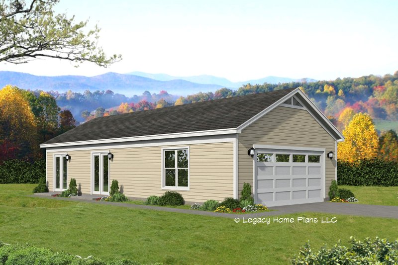 Dream House Plan - Country Exterior - Front Elevation Plan #932-609