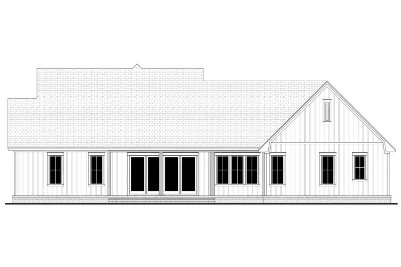 House Plan Design - Exterior - Rear Elevation for Farmhouse House Plan #430-272 - 3 bed, 2.5 bath