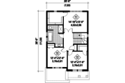 Craftsman Style House Plan - 3 Beds 1 Baths 1762 Sq/Ft Plan #25-4431 
