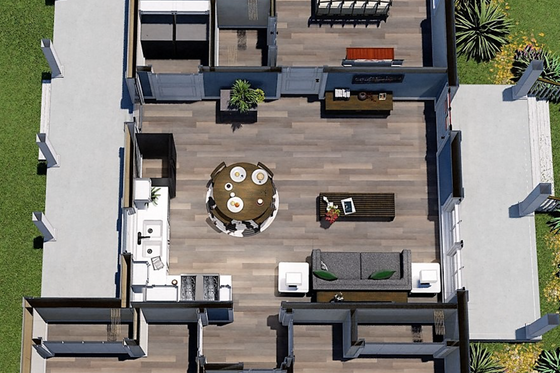 Interior - Other 3 for Farmhouse House Plan #44-224 - 3 bed, 2 bath