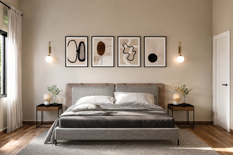 Dream House Plan - Interior - Bedroom for Modern House Plan #124-1472 - 10 bed, 10 bath
