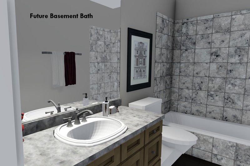 Dream House Plan - Future Finished Basement Bath
