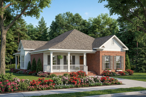 Farmhouse Exterior - Front Elevation Plan #17-1126