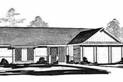 Ranch Style House Plan - 3 Beds 2 Baths 1328 Sq/Ft Plan #36-362 