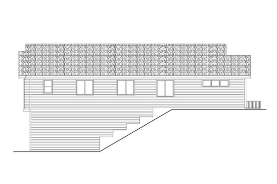 Exterior - Other Elevation 1 for Craftsman House Plan #124-1391 - 3 bed, 2 bath