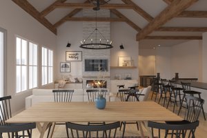 Interior - Dining Room for Farmhouse House Plan #23-2768 - 4 bed, 3 bath