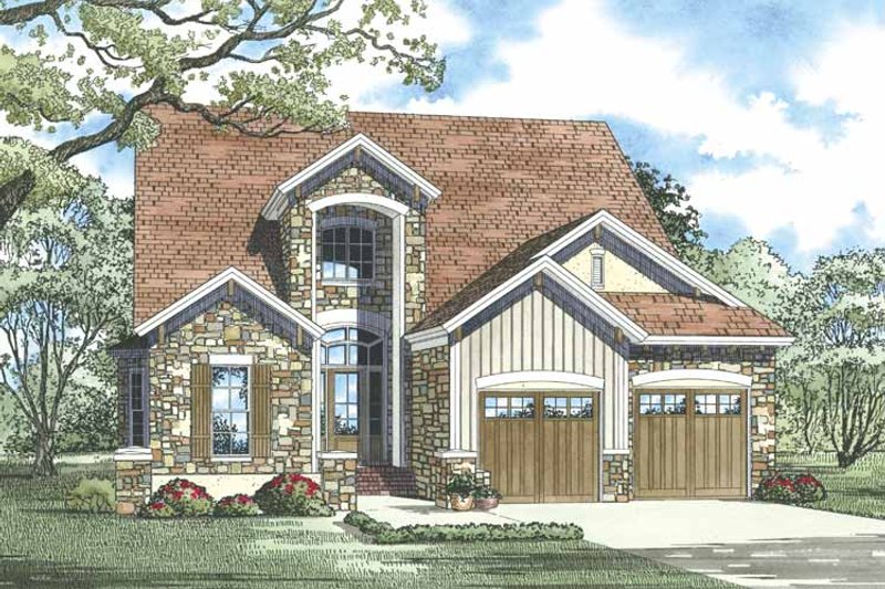 Dream House Plan - Traditional Exterior - Front Elevation Plan #17-3268
