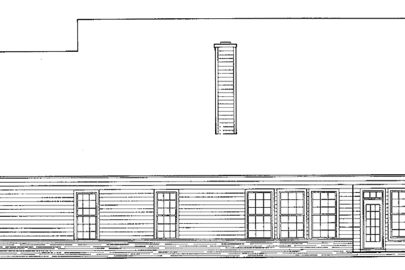 Dream House Plan - Exterior - Rear Elevation for Colonial House Plan #952-214 - 4 bed, 2.5 bath