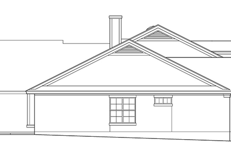 Architectural House Design - Exterior - Other Elevation 1 for Country House Plan #472-207 - 4 bed, 3 bath