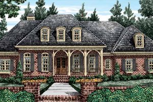 French Country Ranch House Plans At Builderhouseplans Com