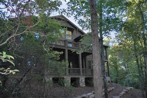 Exterior - Rear Elevation for Craftsman House Plan #429-45 - 4 bed, 4.5 bath