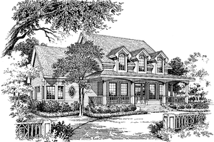 House Plan Design - Exterior - Front Elevation for Mediterranean House Plan #417-654 - 3 bed, 2.5 bath