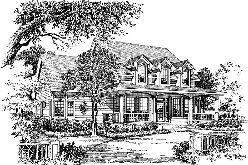 Home Plan - Mediterranean Exterior - Front Elevation Plan #417-654