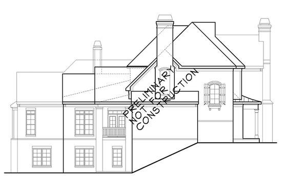 Exterior - Other Elevation 1 for Country House Plan #927-479 - 4 bed, 4.5 bath
