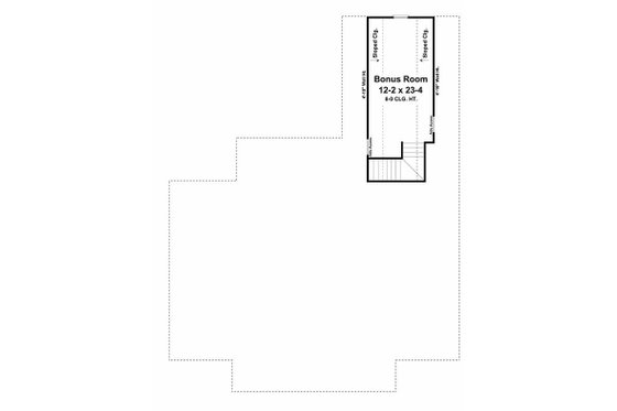Floor Plan - Other Floor for Southern House Plan #21-255 - 3 bed, 2.5 bath